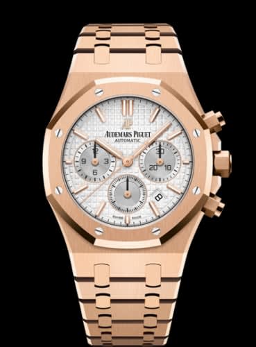 Audemars Piguet Royal Oak Chronograph 38 Pink Gold / Silver