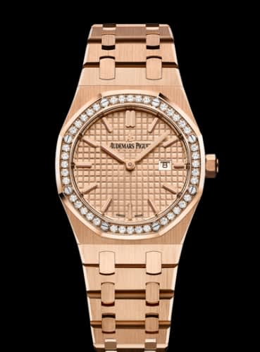 Audemars Piguet Royal Oak 67651 Quartz Pink Gold / Pink / Bracelet