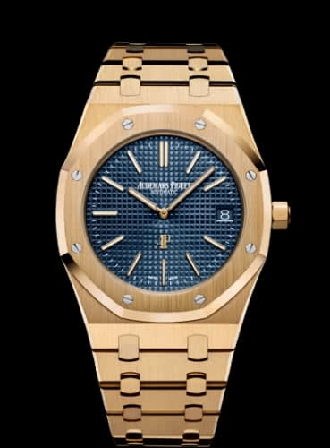 Audemars Piguet Royal Oak Extra-Thin Yellow Gold / Blue