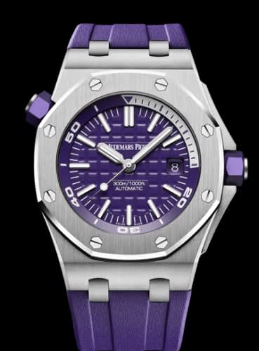 Audemars Piguet Royal Oak Offshore Diver Stainless Steel / Purple