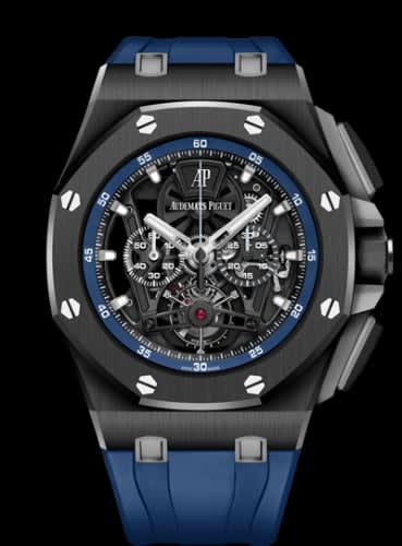 Audemars Piguet Royal Oak Offshore Tourbillon Chronograph Openworked Ceramic / Rubber