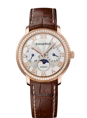 Audemars Piguet Jules Audemars Day &amp; Date Pink Gold / Diamond / Silver