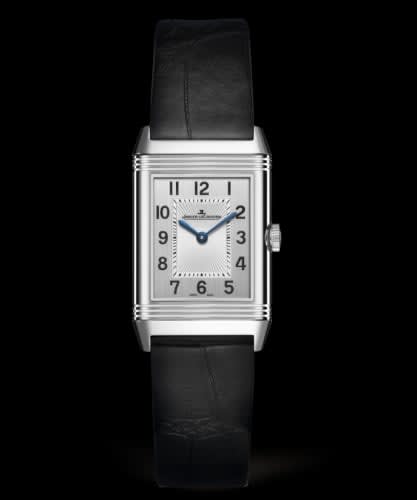 Jaeger-LeCoultre Reverso Classic Small Stainless Steel / Silver / Alligator