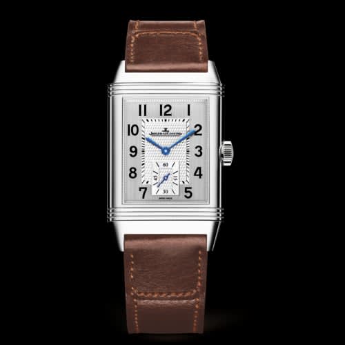 Jaeger-LeCoultre Reverso Classic Large Monoface Small Seconds Stainless Steel / Silver / Fagliano