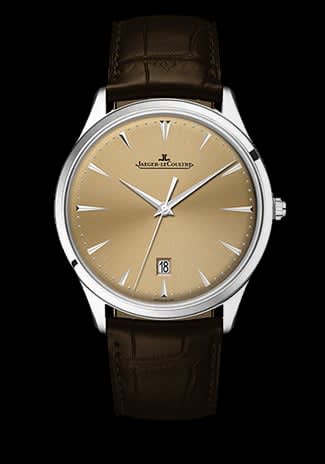 Jaeger-LeCoultre Master Ultra Thin Date Stainless Steel / Champagne