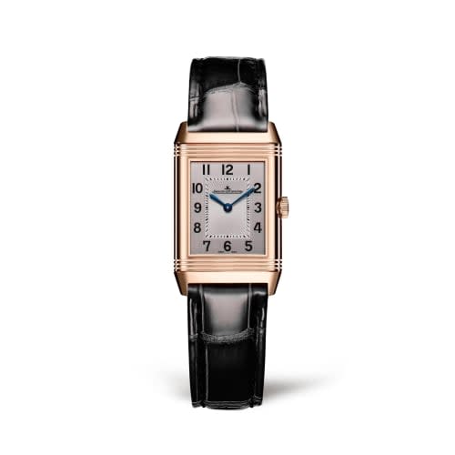 Jaeger-LeCoultre Reverso Classic Small Duetto Pink Gold / Silver / Alligator