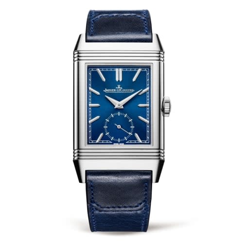 Jaeger-LeCoultre Reverso Tribute Small Seconds Stainless Steel / Blue / Fagliano
