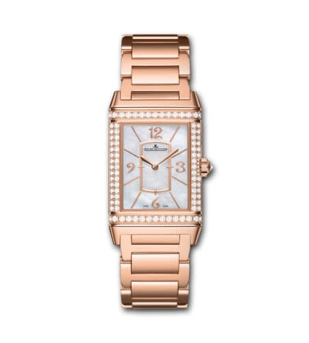 Jaeger-LeCoultre Grande Reverso Lady Ultra Thin Pink Gold Mother of Pearl Bracelet