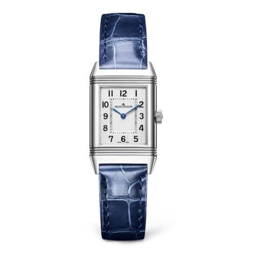 Jaeger-LeCoultre Reverso Classic Small Quartz Stainless Steel / Silver / Alligator