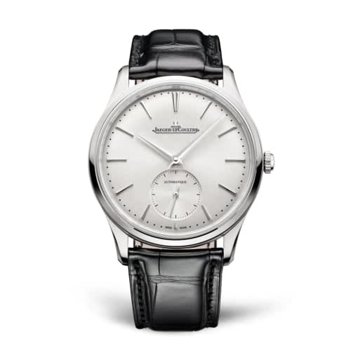 Jaeger-LeCoultre Master Ultra Thin Small Seconds Stainless Steel / Silver / Alligator
