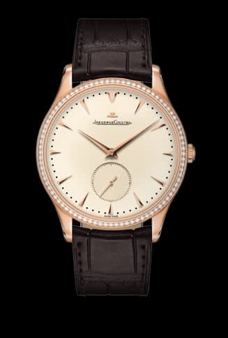 Jaeger-LeCoultre Master Ultra Thin Small Second Pink Gold Diamond 40