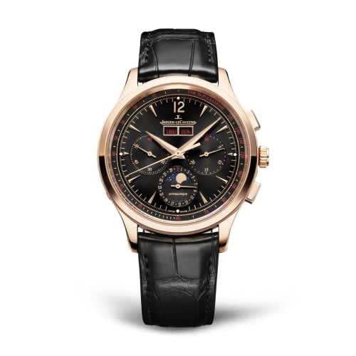 Jaeger-LeCoultre Master Control Chronograph Calendar Pink Gold / Black / Alligator