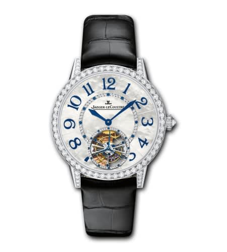 Jaeger-LeCoultre Rendez-Vous Tourbillon White Gold Mother of Pearl Blue