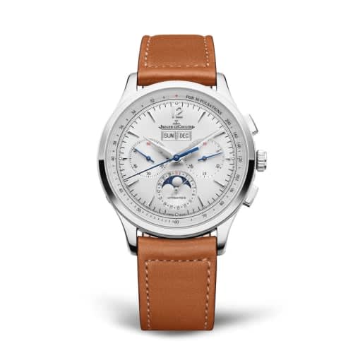 Jaeger-LeCoultre Master Control Chronograph Calendar Stainless Steel / Silver / Strap + Bracelet