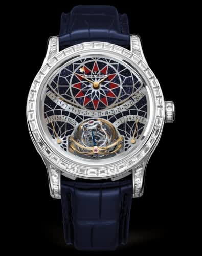 Jaeger-LeCoultre Master Gyrotourbillon 1 Platinum / Baguette / Aventurine