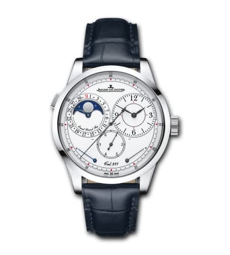 Jaeger-LeCoultre Duomètre à Quantième Lunaire 40.5 White Gold Enamel