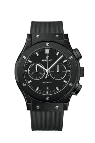 Hublot Classic Fusion 42 Chronograph Ceramic / Black / Alligator