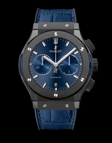 Hublot Classic Fusion 45 Chronograph Ceramic / Blue