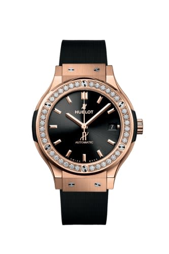 Hublot Classic Fusion 38 King Gold - Diamond / Black / Rubber