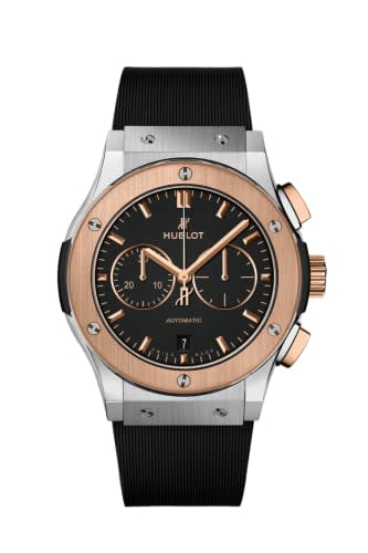 Hublot Classic Fusion 42 Chronograph Titanium - King Gold / Black / Rubber