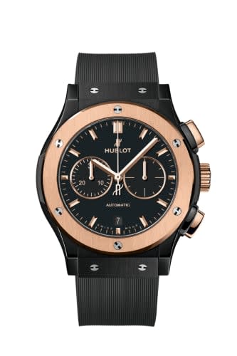 Hublot Classic Fusion 42 Chronograph Ceramic - King Gold / Black / Rubber