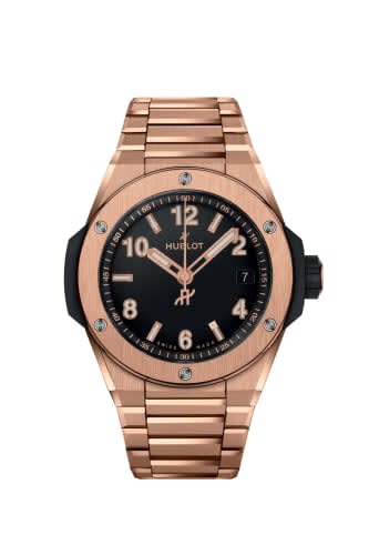 Hublot Big Bang Integrated 38 Time Only King Gold / Black