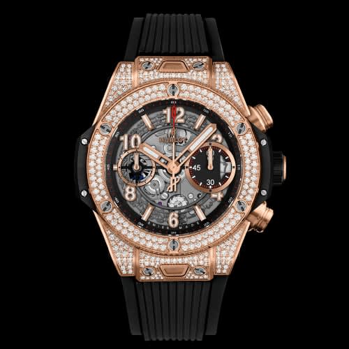 Hublot Big Bang Unico 42 King Gold / Pavé / Black