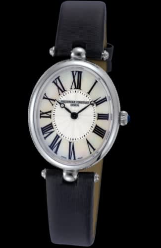 Frederique Constant Art Deco Oval Stainless Steel / Silver