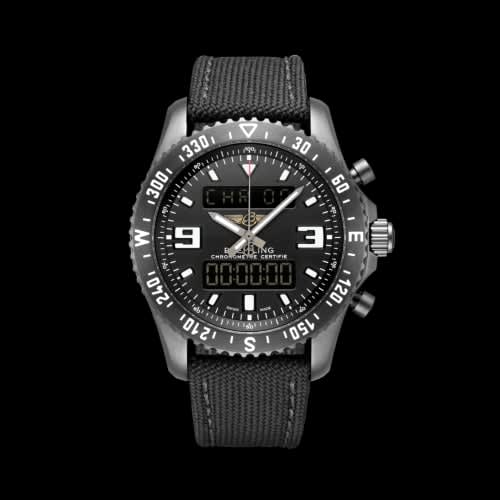 Breitling Chronospace Military Blacksteel / Volcano Black / Military / Pin