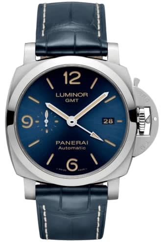 Panerai Luminor 1950 44 3 Days GMT Automatic Stainless Steel / Blue