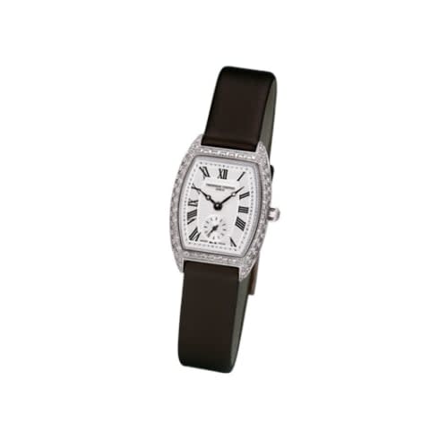 Frederique Constant Art Deco Tonneau Small Second Stainless Steel - Diamond / Silver