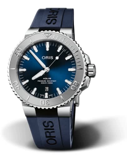 Oris Aquis Date 43.5 Bucherer Blue