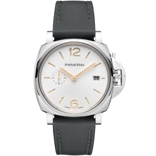 Panerai Luminor Due 42 Automatic Stainless Steel / White / Prada Re-Nylon