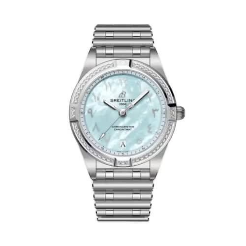 Breitling Chronomat 32 Stainless Steel - Diamond / MOP - Arabic
