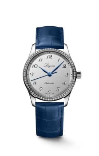 Longines Master Collection Date 34 Stainless Steel - Diamond / Silver