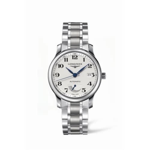 Longines Master Collection 38.5mm Power Reserve Stainless Steel / Silver-Arabic / Bracelet