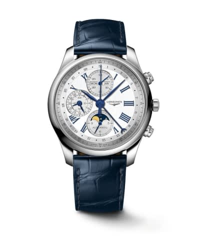 Longines Master Collection 42 Chronograph Calendar Stainless Steel / Silver
