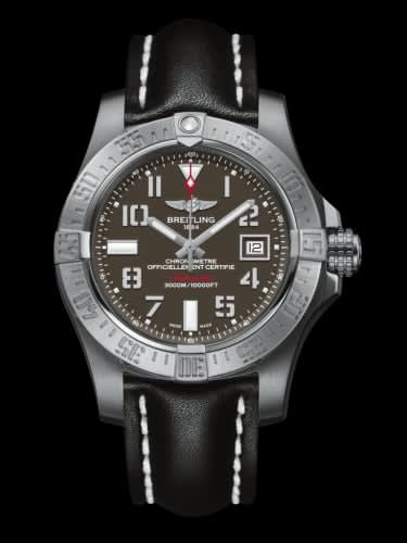 Breitling Avenger II Seawolf Stainless Steel / Tungsten Gray / Calf / Folding