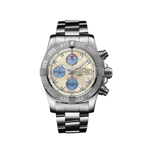 Breitling Avenger II Stainless Steel / Mother-of-Pearl Sky / Japan Special Edition