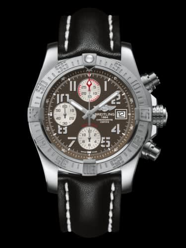 Breitling Avenger II Stainless Steel / Tungsten Gray / Calf / Folding