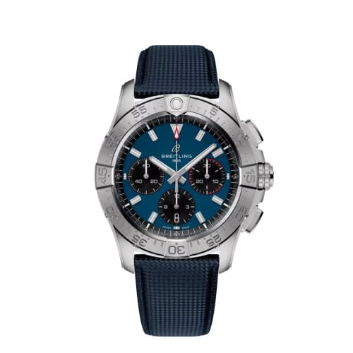 Breitling Avenger B01 Chronograph 42 Stainless Steel / Blue / Strap