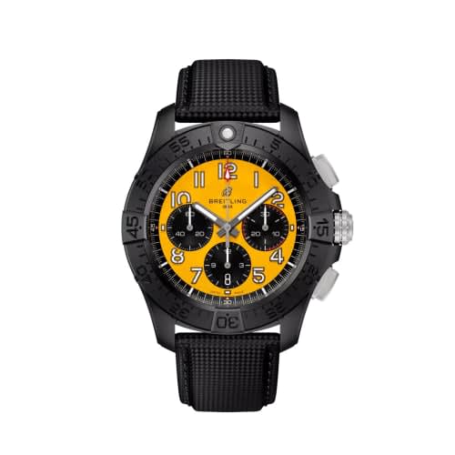 Breitling Avenger B01 Chronograph 44 Night Mission / Yellow / Strap