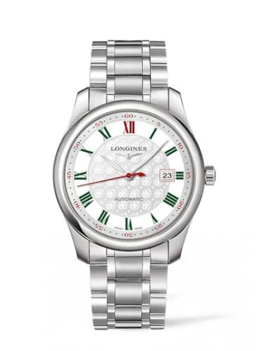 Longines Master Collection 40 Date Stainless Steel / Silver-Roman / Alligator / DFS