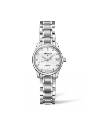 Longines Master Collection Date 25.5 Stainless Steel / MOP / Bracelet