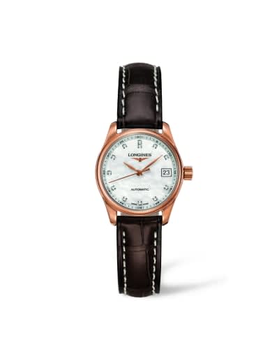 Longines Master Collection Date 25.5 Pink Gold / MOP