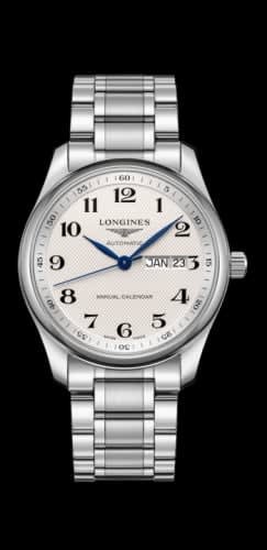 Longines Master Collection 40mm Annual Calendar Stainless Steel / Silver-Arabic / Bracelet