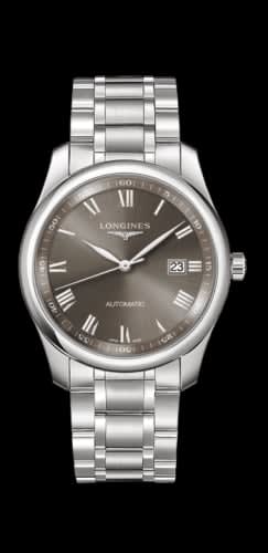 Longines Master Collection 40 Date Stainless Steel / Grey Roman / Bracelet