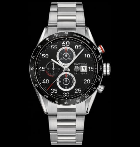 TAG Heuer Carrera Calibre 1887 43 Stainless Steel / Black / Bracelet