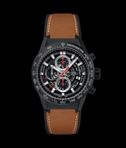 TAG Heuer Carrera Calibre Heuer 01 43 Black Ceramic / Stainless Steel / Rubber
