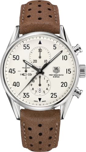 TAG Heuer Carrera Calibre 1887 43 Stainless Steel / Space X / Calf